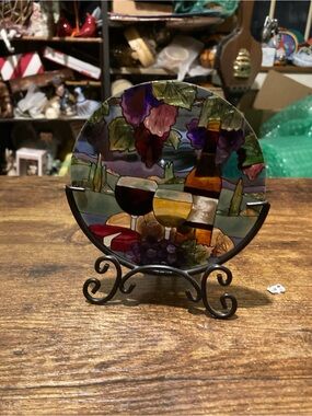 Joan Baker wine and cheese tealight holder